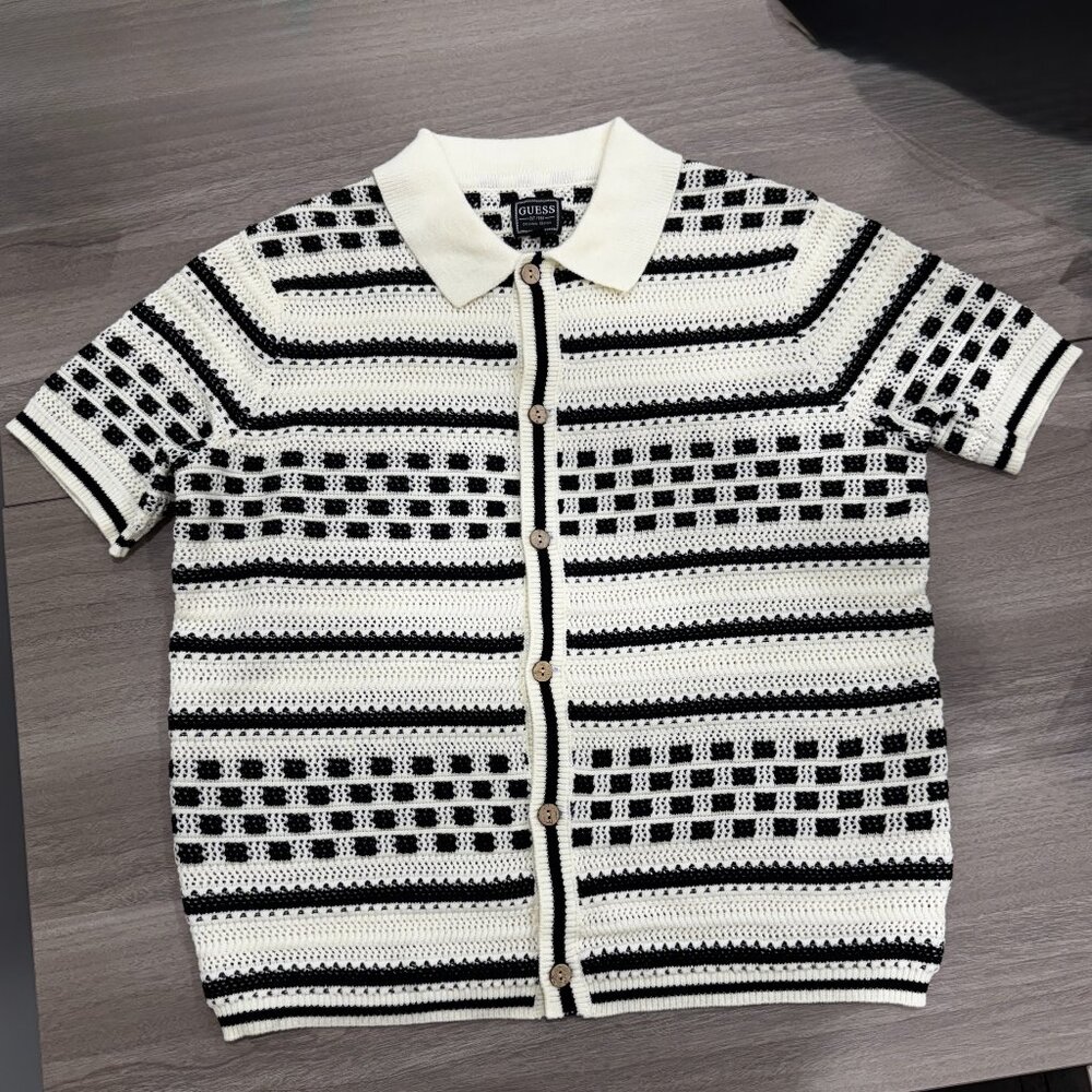 GUESS - Checker Stripe Slater Shirt